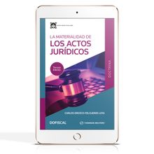 ProView La Materialidad De Los Actos Jurídicos