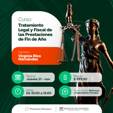 Curso de Tratamiento Legal y Fiscal de las Prestaciones de Fin de Año